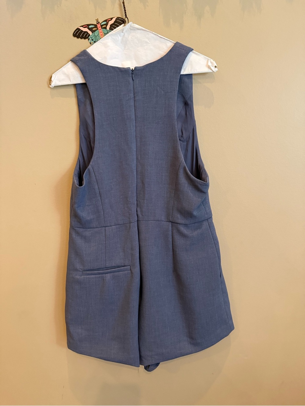 NWT Anthropologie’s Maeve Halter Button-Front Romper - Picture 6 of 12